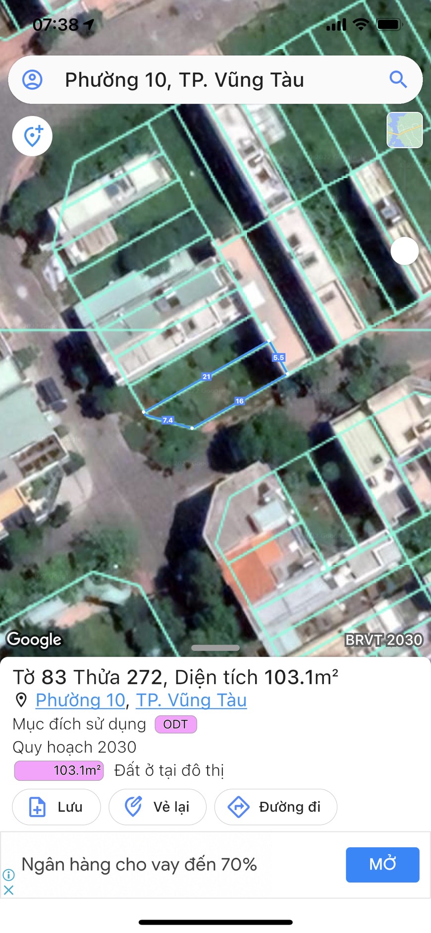 Cần Bán 2 Lô 2 Mặt Tiền Vip Giá Tốt Trong Khu TTĐT Chí Linh Vũng Tàu