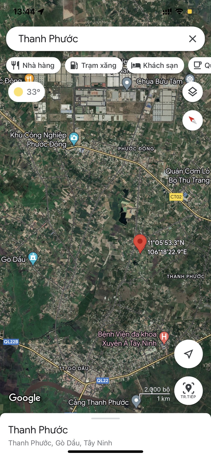 Đất Thanh Phước huyện Gò Dầu Diện tích 37x64 tdt 2302m2 Quy Hoạch đất ởNằm giữa Trung tâm Gò Dầu và khu công nghiệp