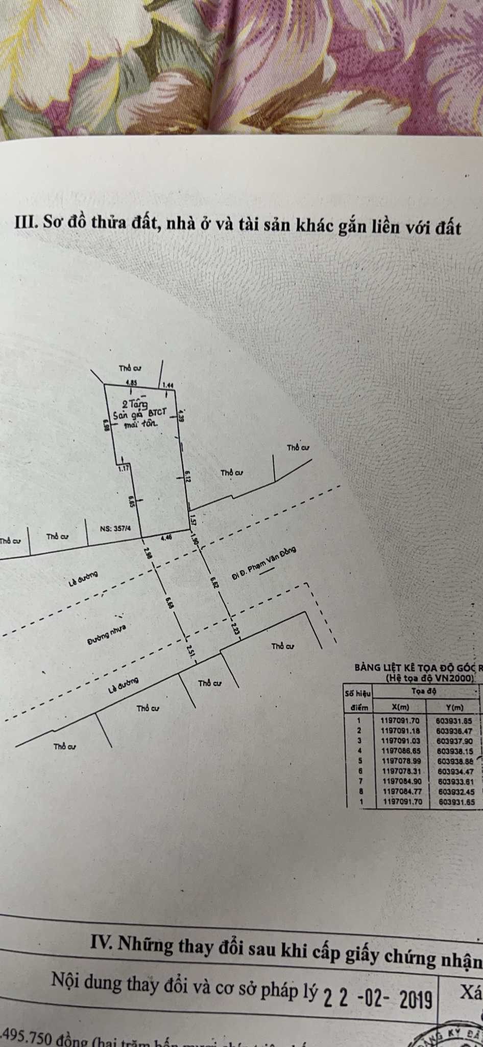 Bán nhà 1 trệt, 1 lầu hẻm xe hơi Nguyễn Xí cách Phạm Văn Đồng 30m, P13, BT. DT 68M, 3PN giá 8tỷ TL.