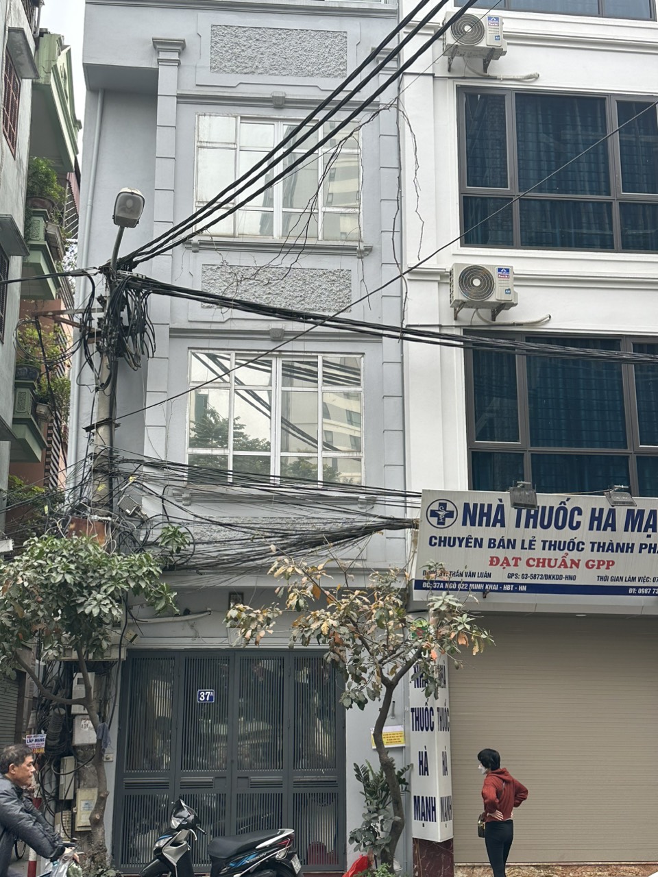 Cho thuê nhà 4 tầng đủ tiện nghi tại Minh Khai Hai Bà Trưng Hà Nội