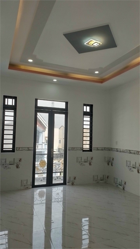 BÁN NHÀ ĐƯỜNG XE HƠI SÁT TĐC ĐẶNG HUỲNH NGÃ BA TÂN KIM QL 50, CÁCH BẾN XE QUẬN 8 12KM, 100M2, 3 TẦNG, 2.8 TỶ -