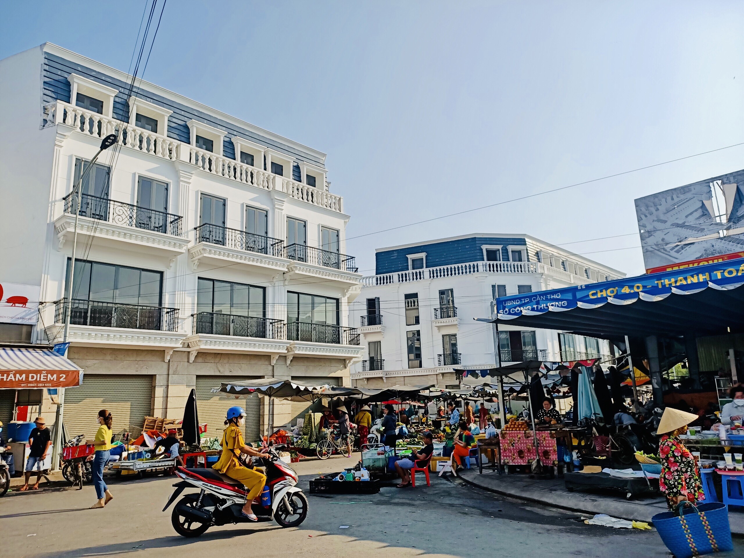 Nhà ở chợ khu đô thị mới chợ Thới Lai - Cần thơ
