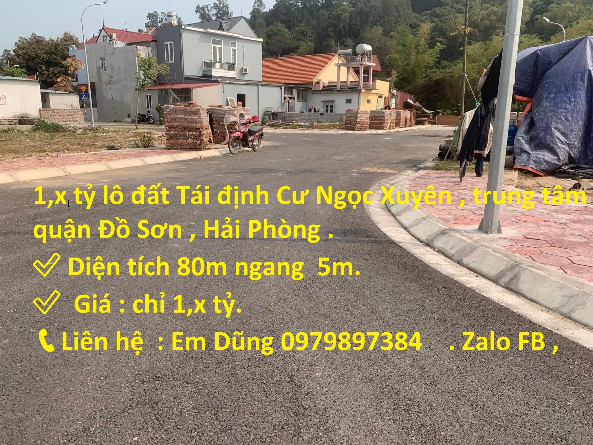 1,x tỷ lô đất Tái định Cư Ngọc Xuyên , trung tâm quận Đồ Sơn .Hải Phòng