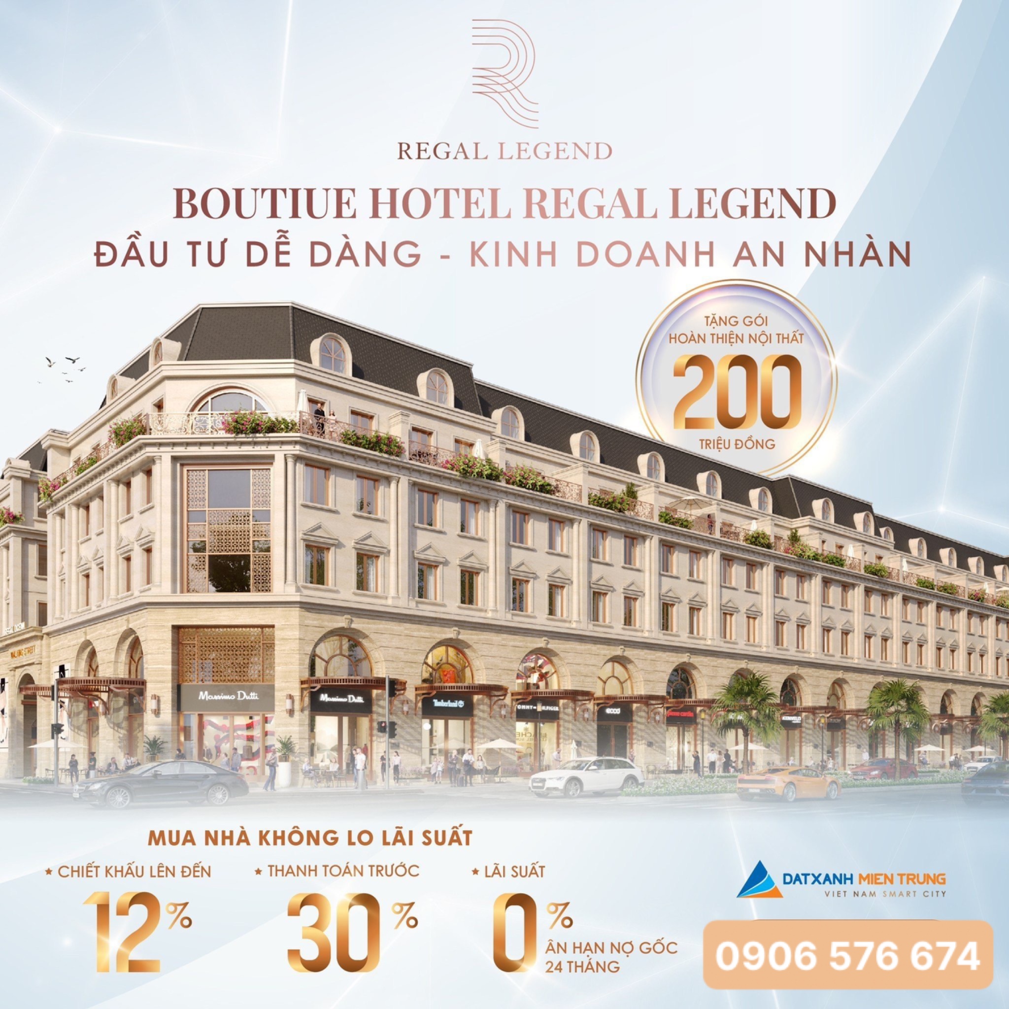 3,8 tỷ (30%) nhận nhà khai thác du lịch ngay mặt biển Bảo Ninh, Regal Legend Quảng Bình