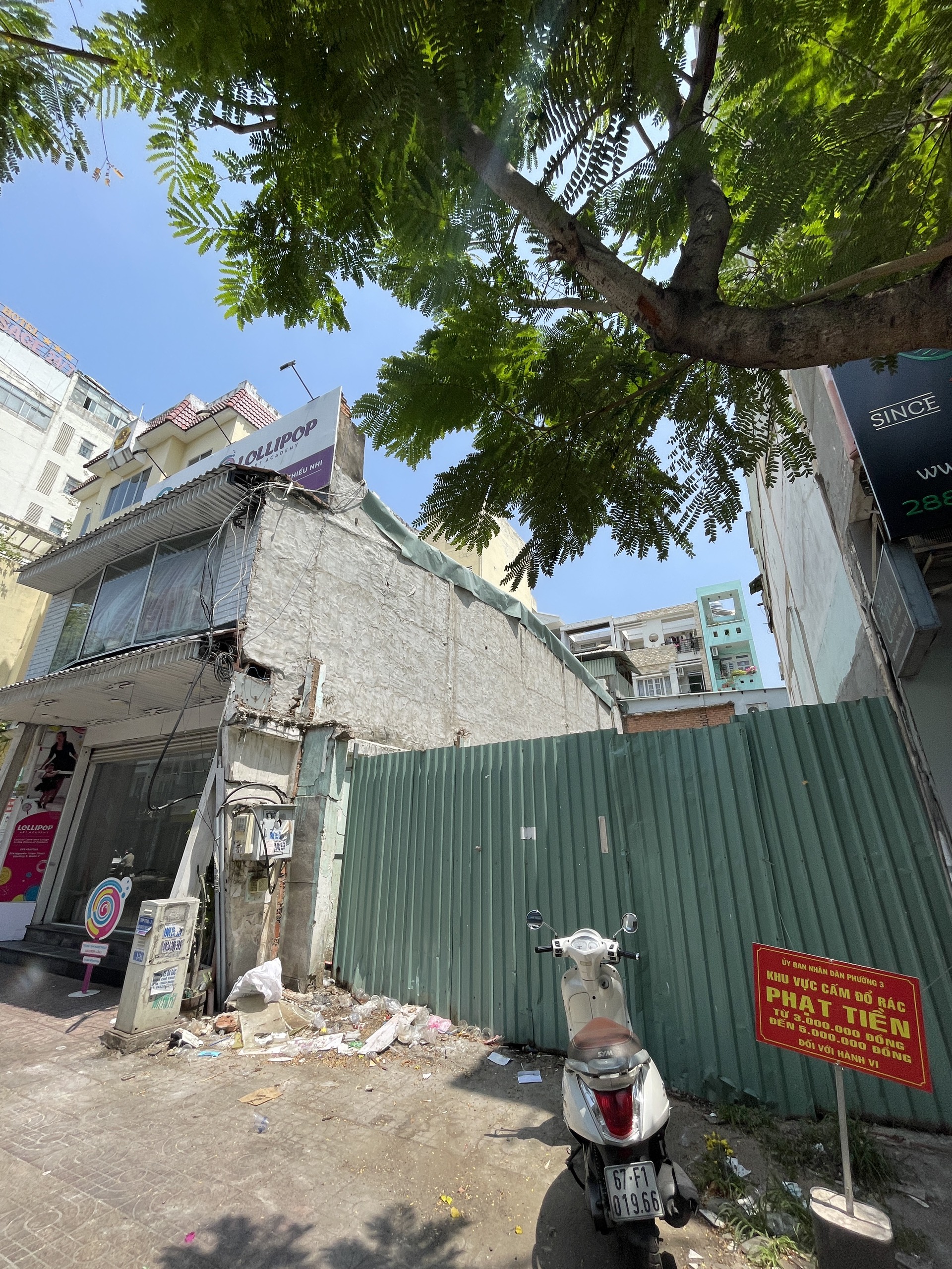 BÁN NHÀ MẶT TIỀN NGUYỄN THIỆN THUẬT PHƯỜNG 3 QUẬN 3 - 6.23X16.8 CN 98.9M2 - NHỈNH 390TR/M2