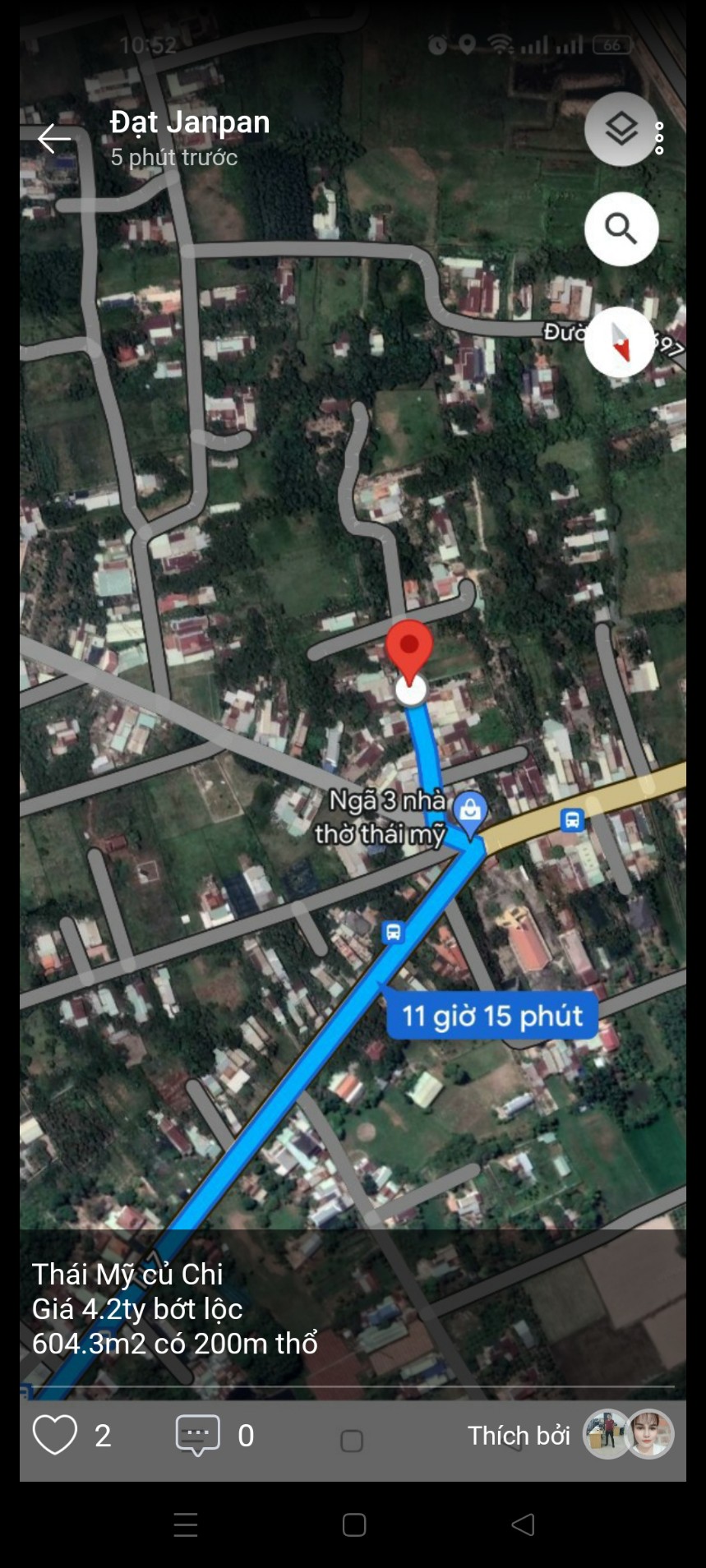 Cần bán đất chính chủ Tại Thái Mỹ Củ Chi HCM