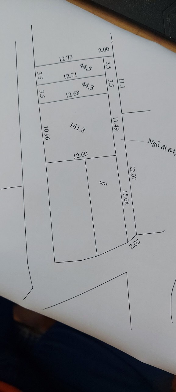 Phúc Thành, Biên Giang Hà Đông44m, giá 1,4 tỉ, cách QL6 300m