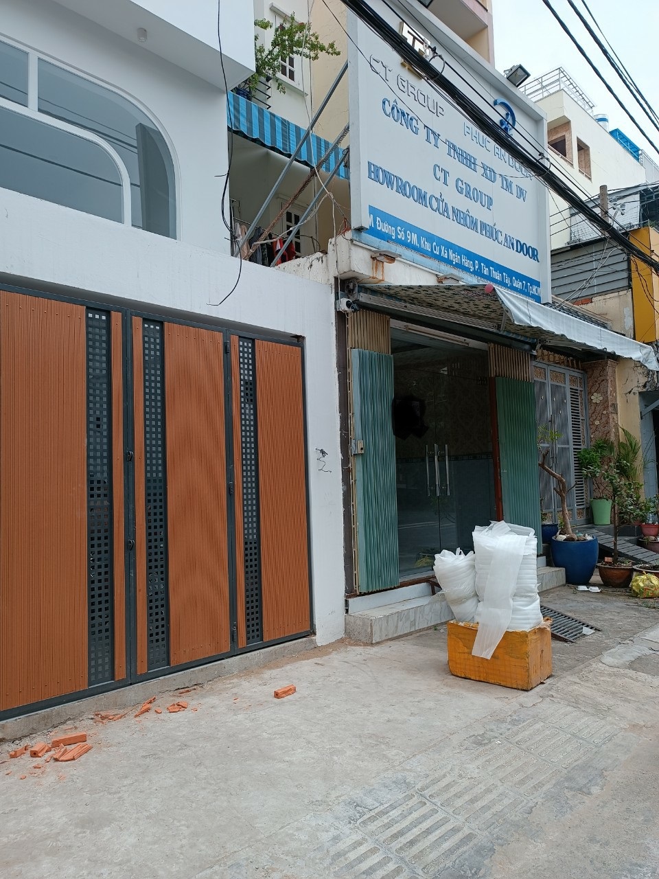 Mặt bằng mặt tiền đường số 4x21 2PN tiền ở và kd