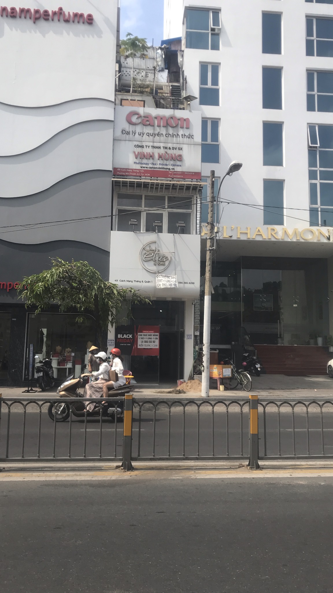 Cho thuê nhà MT CMT8 Q1 3,4x15 trệt LỬNG, 45Tr TL