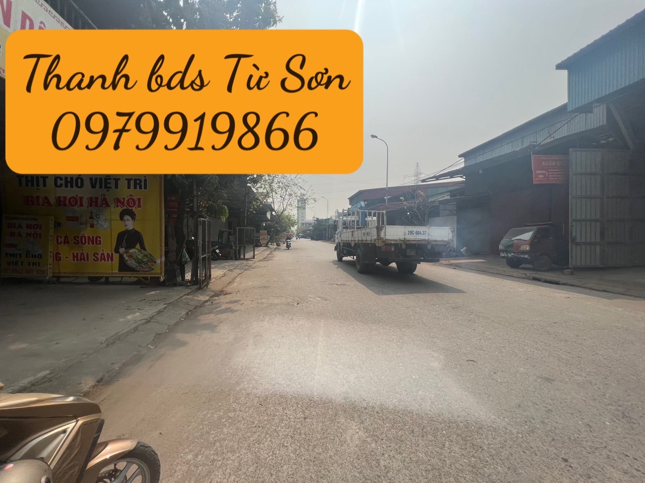 HÓT CHƯA TỪNG CÓ CHỈ 1 tỷ có ngay mảnh đất diện tích 120 m mặt tiền 6 m Kim Thiều Hương Mạc Từ Sơn Đường trước nhà