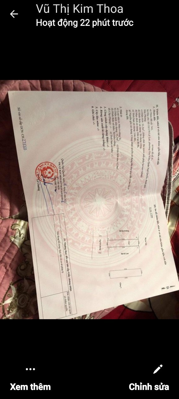 Bán nhà mặt Chợ ngõ 179 Lê Lợi 3 tầng GIÁ 2 tỉ kinh doanh sầm uất - Hàng Hiếm có