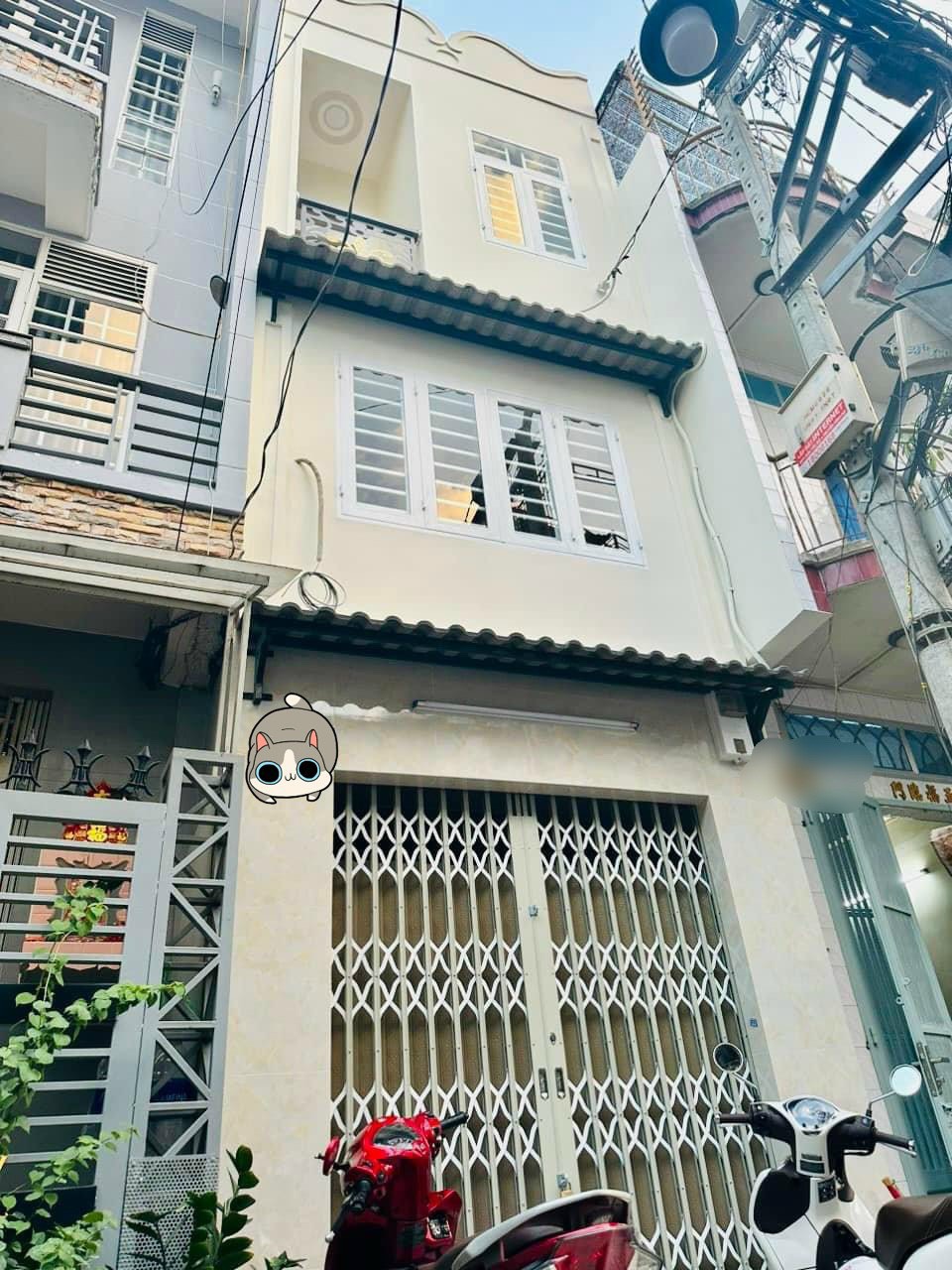 PHÓ CƠ ĐIỀU P6 QUẬN 11 HẺM 6M RỘNG ĐẸP THÔNG -GIÁP QUẬN 5 - SỔ VUÔNG ĐẸP - 30M2 - 3 TẦNG - 4 TỶ 860