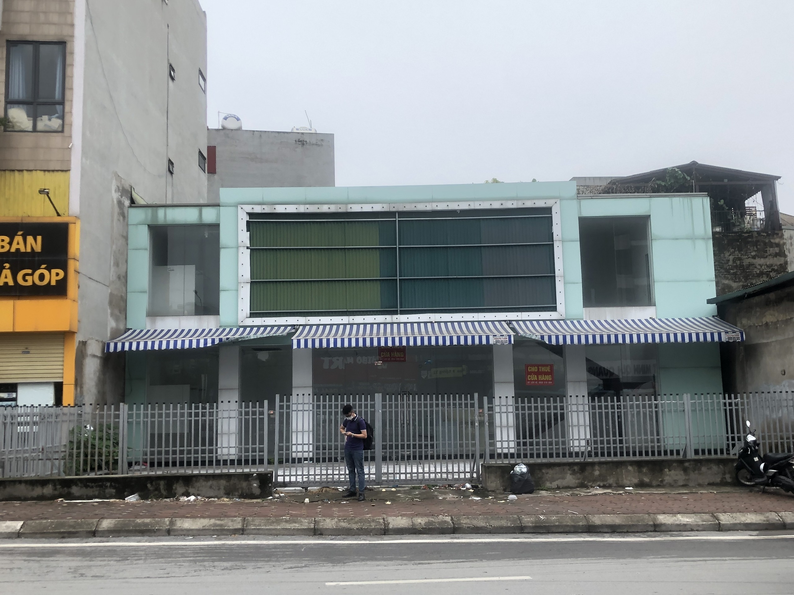 Cho thuê mặt bằng kinh doanh TRƯƠNG ĐỊNH- HOÀNG MAI- Diện tích: 100m- MT: 17m