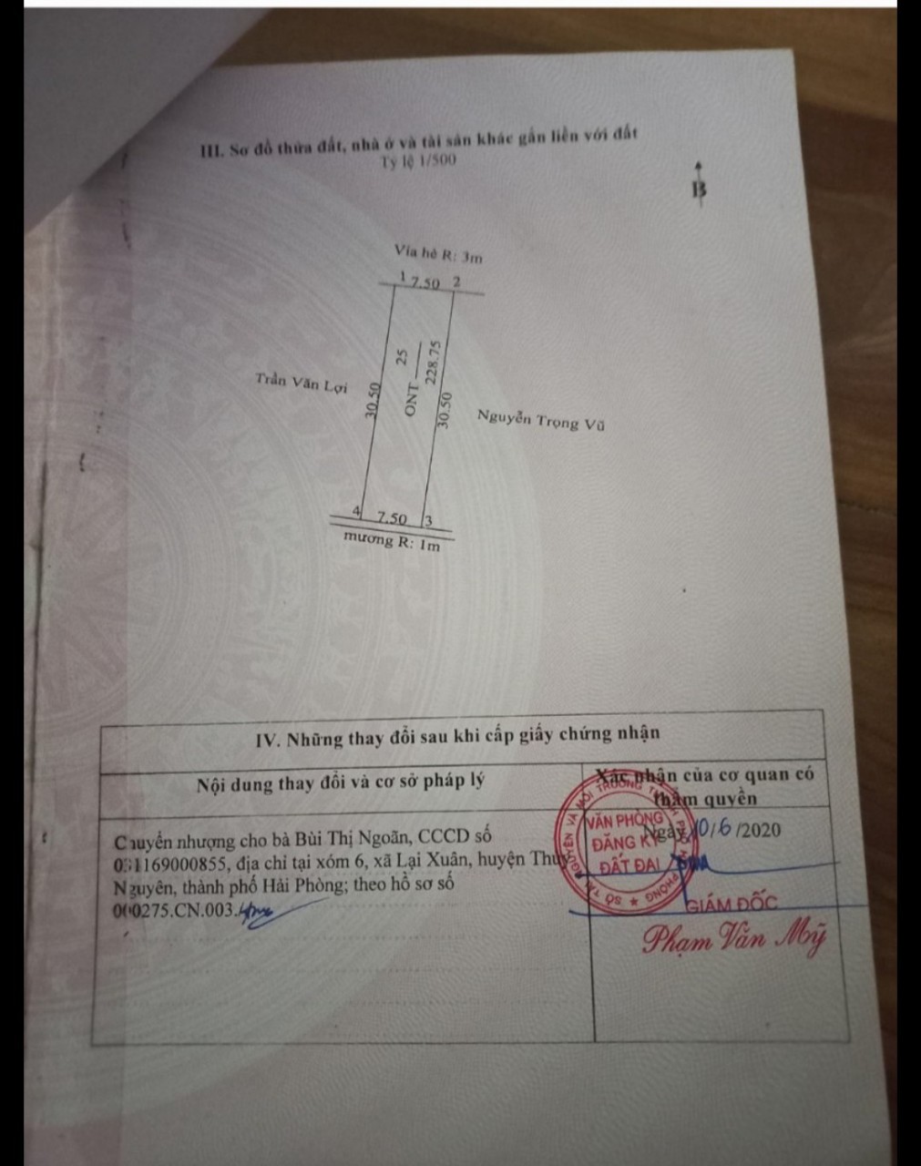 CHÍNH CHỦ CẦN BÁN NHANH MẢNH ĐẤT SIÊU ĐẸP TẠI ĐỘI 10 XÃ AN SƠN, HUYỆN THUỶ NGUYÊN, HẢI PHÒNG.