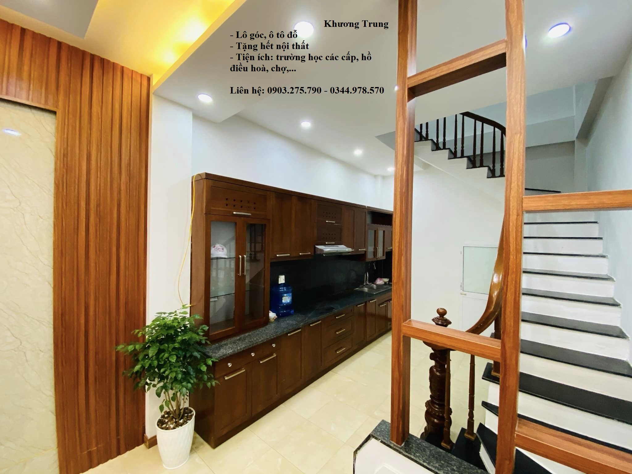 Nhà đẹp Khương Trung, lô góc, ô tô đỗ, tặng nội thất, gần 4 tỷ