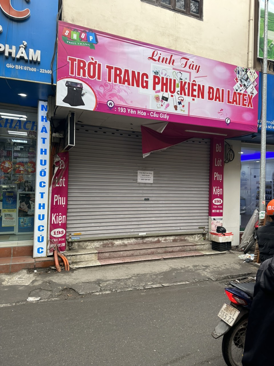 Cho thuê nhà mặt phố YÊN HÒA, 40m2 x 2 tầng