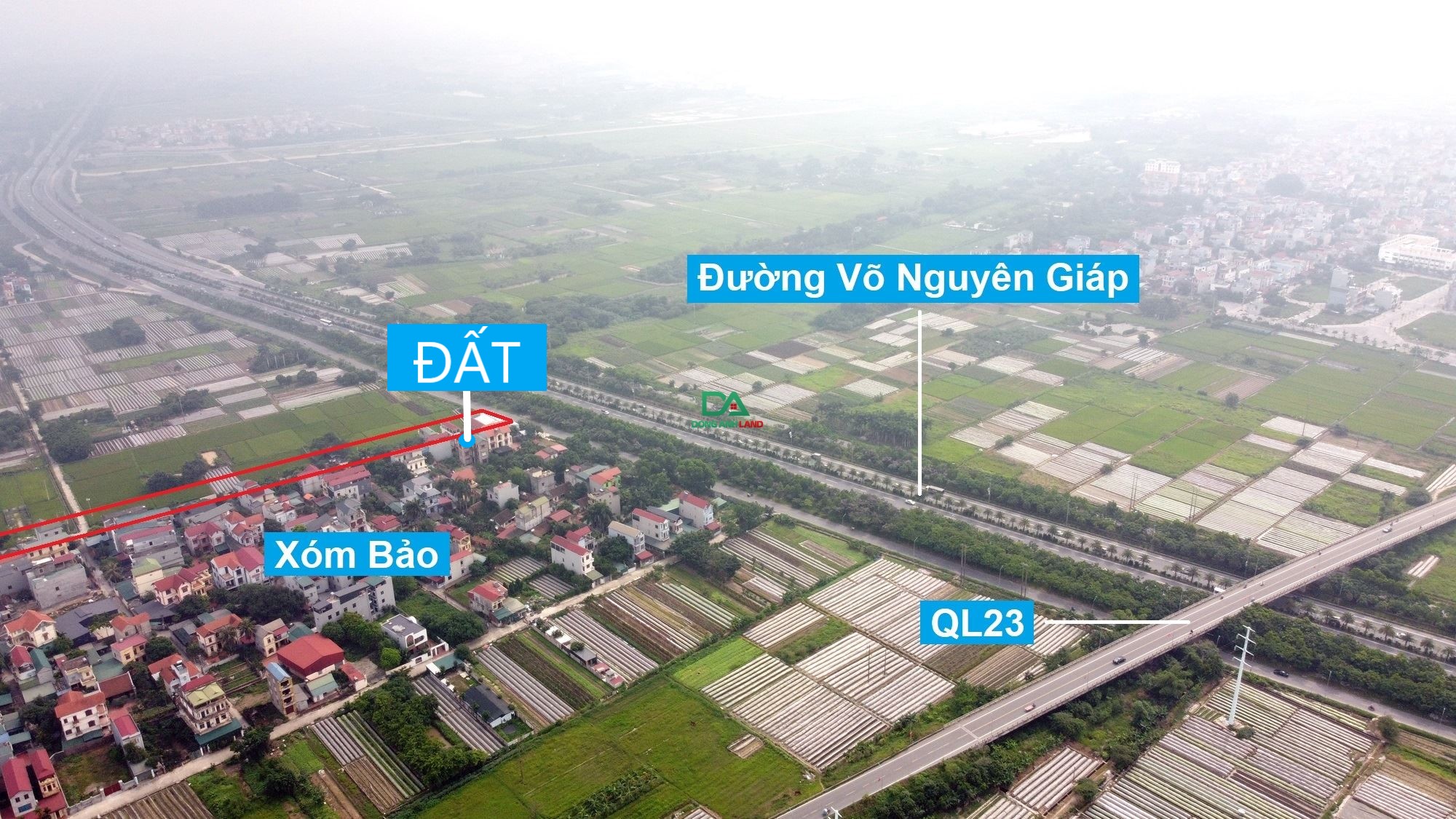 Bán đất 97m bìa làng thôn Thố Bảo xã Vân Nội huyện Đông Anh gần Võ Nguyên Giáp