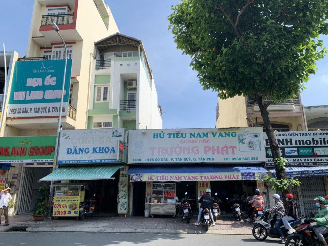 Bán nhà 144A-144B đường TÂN SƠN NHÌ, DT 12x38, nở hậu tổng 500m2. Giá 65 tỷ TL