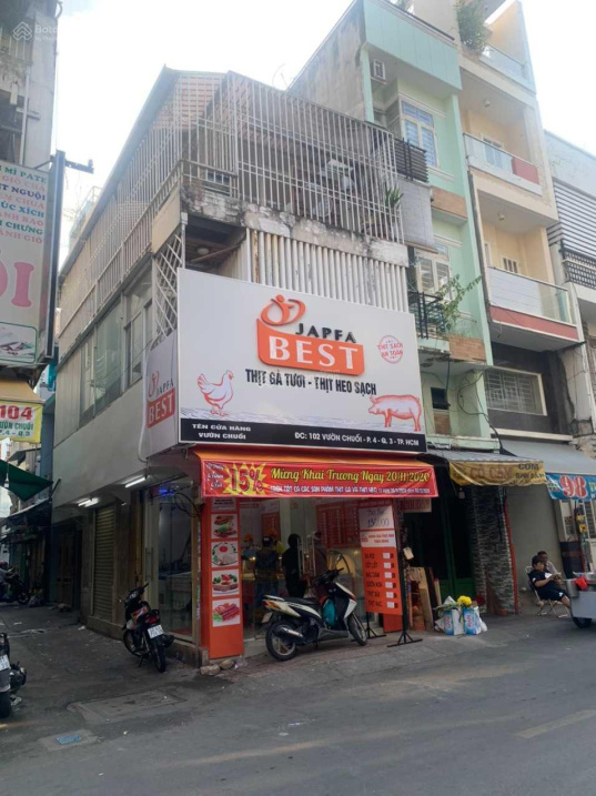 Bán nhà 2MT đường Vườn Chuối, P4, Quận 3