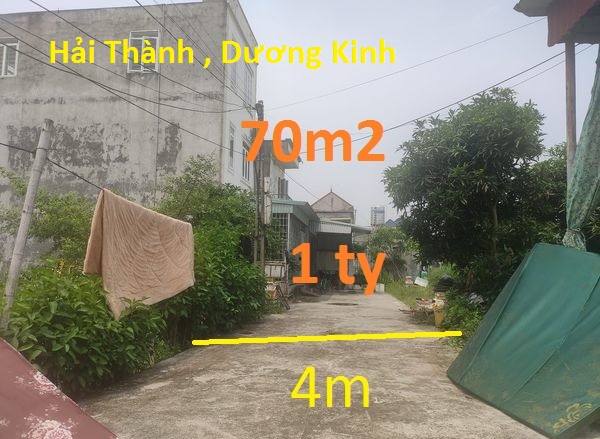71m2 đường 4m Hải Thành 2, Dương Kinh, Hải Phòng. Chỉ 1 tỷ