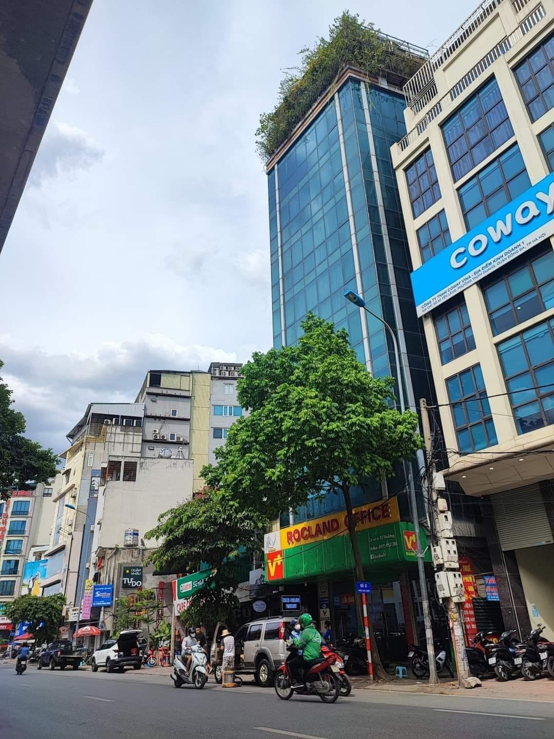 BÁN NHÀ PHỐ HOÀNG QUỐC VIỆT. THÔNG SÀN KINH DOANH. DT 85M2. 9 TẦNG. GIÁ 29,5 TỶ