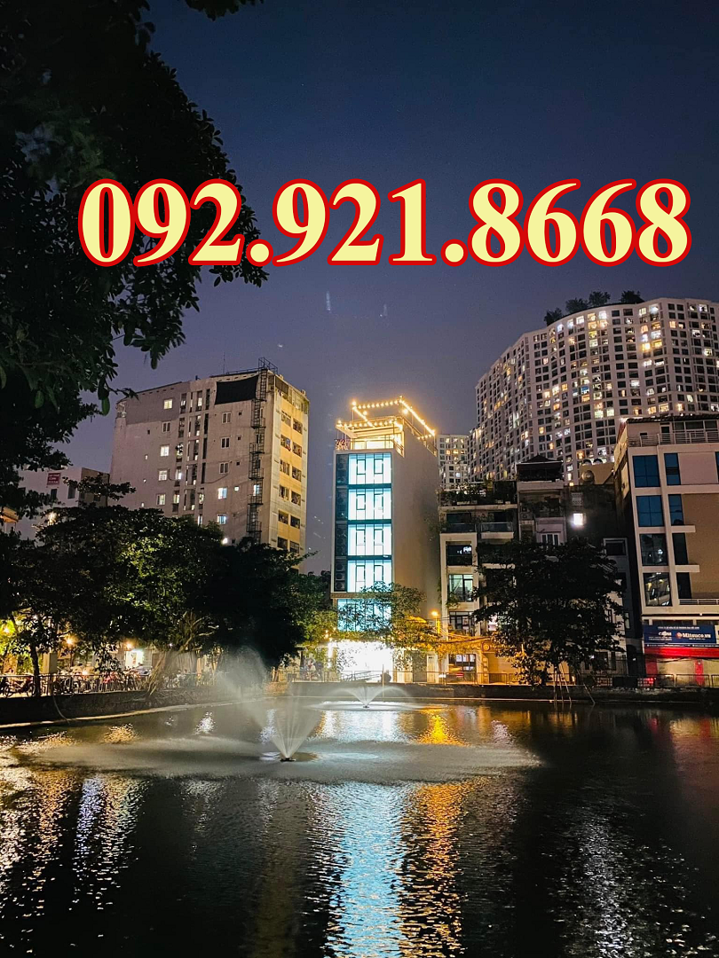 Bán nhà mặt phố Quan Nhân KD dòng tiền 100tr view hồ DT 100m2 8 tầng 25 tỷ