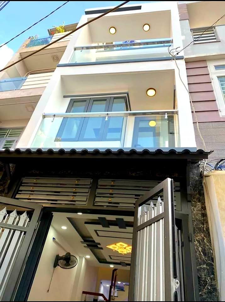 Bán nhà Hẻm xe hơi Nơ Trang Long, P.13 Bình Thạnh, 60m2, 4 Tầng 4PN Tặng Nội Thất