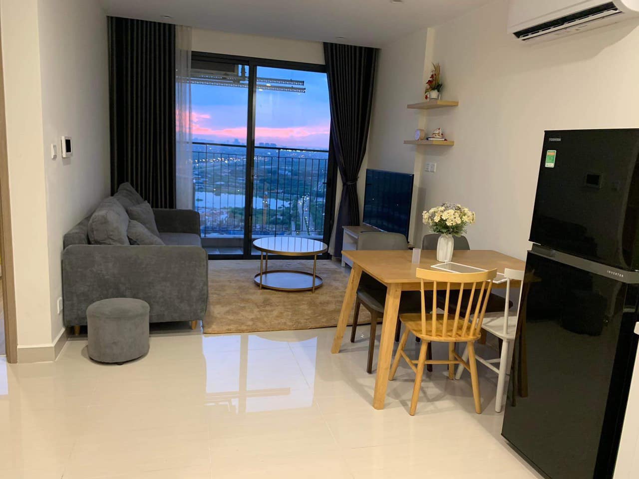 MỚI - CHUNG CƯ 1 NGỦ + 1, FULL NỘI THẤT, VIEW CỰC ĐẸP (7.5TR) VINHOMES OCEAN PARK.