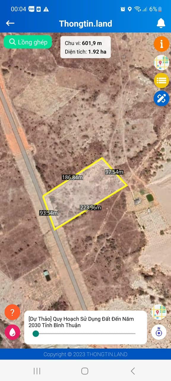 Bán đất mt đường 719B, sau Novaworld Phan Thiết, chỉ 1.6 tỷ