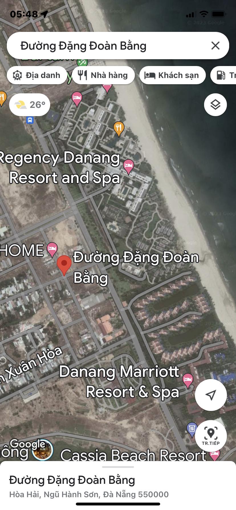 BÁ.N R.Ẻ LÔ ĐẤT SẠCH ĐẸP BIỂN SƠN THUỶ SAU LƯNG HYATT NGŨ HÀNH SƠN