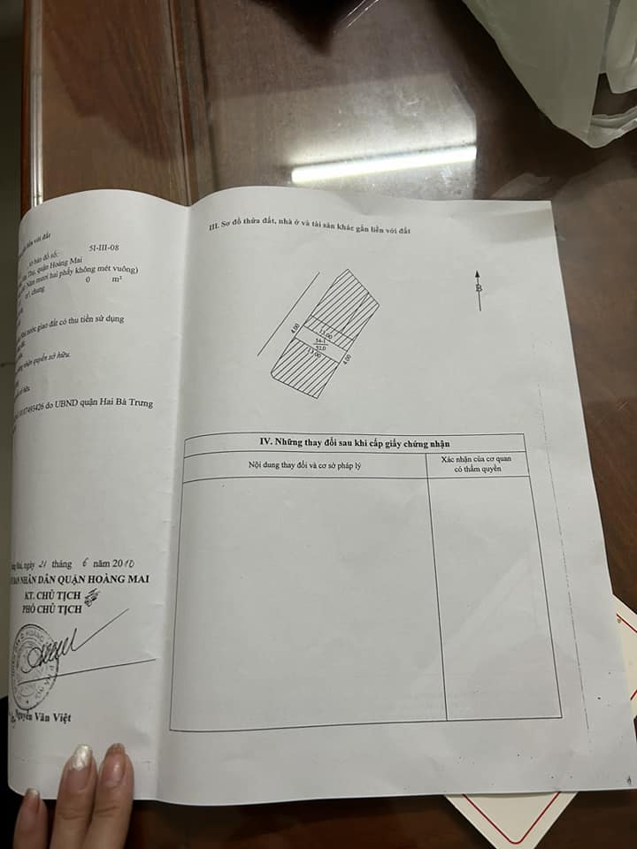 Bán nhà Hoàng Mai: 52m x5T, ngõ rộng ,10m ra mặt phố --5,4 tỷ