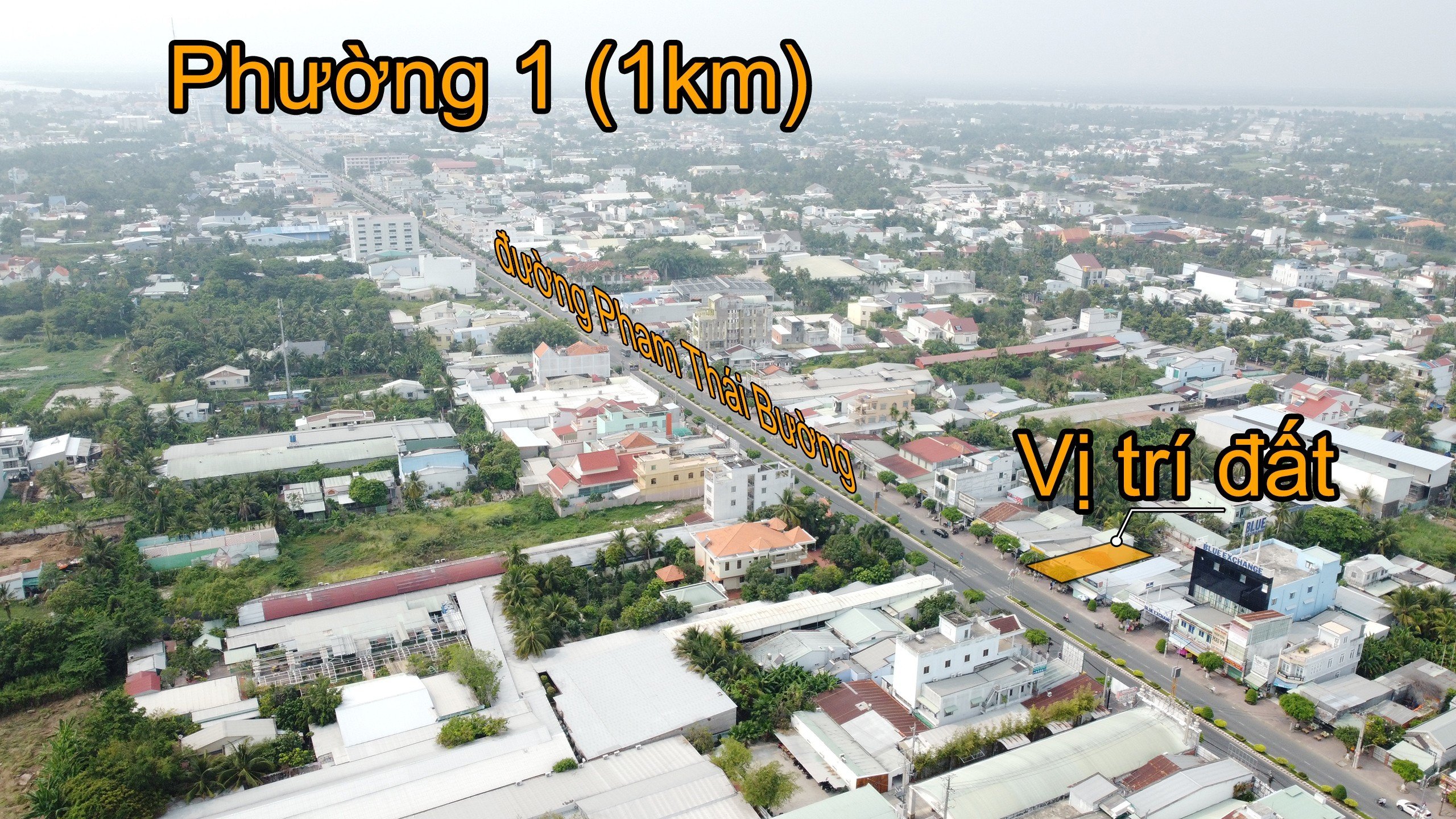 Đất nền mặt tiền đường Phạm Thái Bường, P4, Tp Vĩnh Long