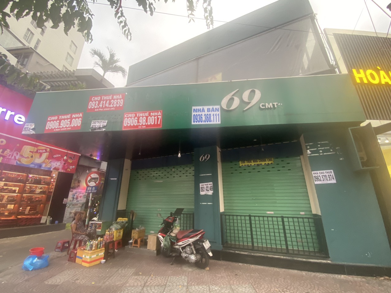 Cho thuê nhà 2 góc MT Nguyễn Thị Minh Khai. Ngang lớn 9m. Giá: 9.000$/tháng