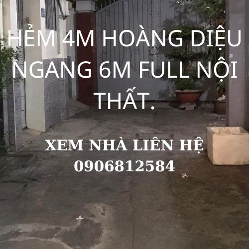 BÁN NHÀ ĐƯỜNG HOÀNG DIỆU NGANG 6M KHU VỰC HIẾM NHÀ BÁN Q.PHÚ NHUẬN.