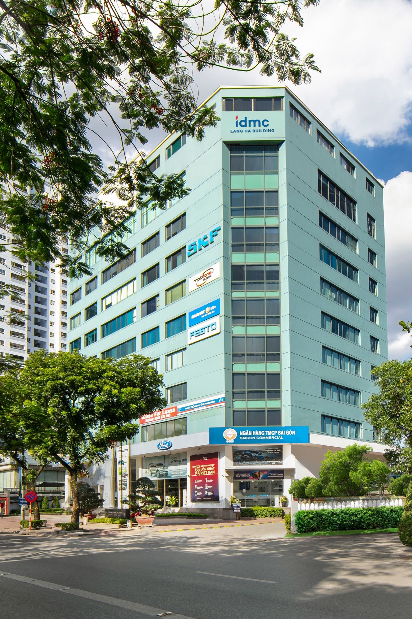 Cho thuê văn phòng đẹp tòa Ford (IDMC Láng Hạ), Đống Đa: 100m2 đến 500m2 thông sàn, dễ dàng thiết kế