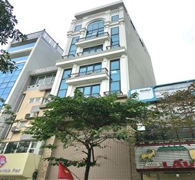 Bán tòa văn phòng phố Trung Kính nhỉnh 34 tỷ 100m2, 7T, MT5.6m vị trí đỉnh quận Cầu Giấy