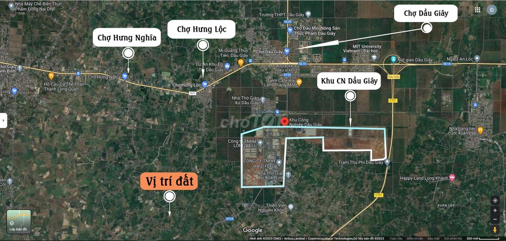 Bán 178m2 đất kcn Dầu Giây,Hưng Lộc,THống Nhất,Đồng Nai thổ cư,giá F0