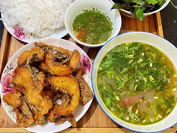 an vat cho nha xanh