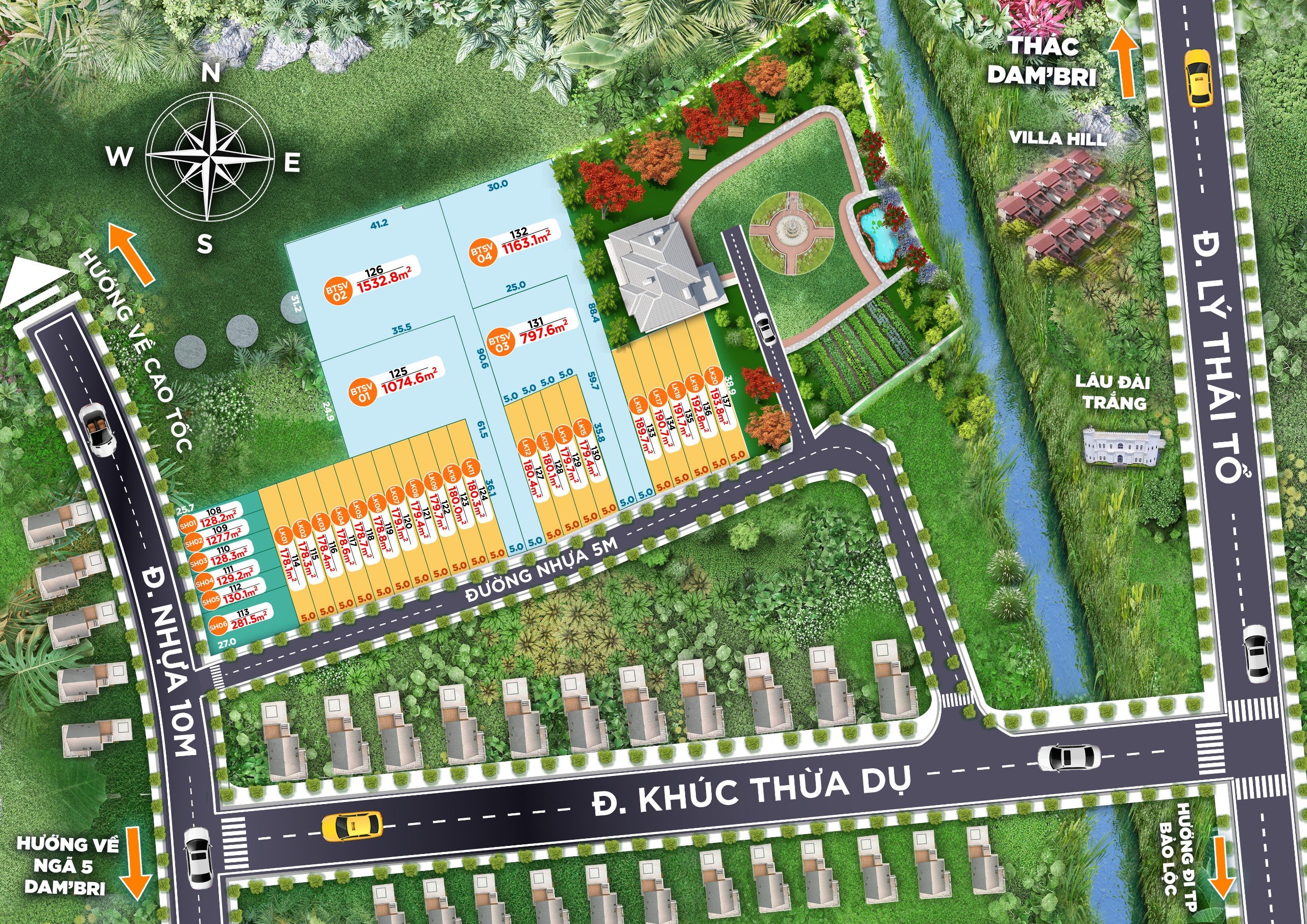 CẦN BÁN HOMES TRONG KHU LÂU ĐẦI TRẮNG, KẾ ĐIỂM XUỐNG CỦA CAO TỐC BẢO LỘC, SỔ ĐỔ CẦM TAY, GIÁ HƠN TỶ XÍU