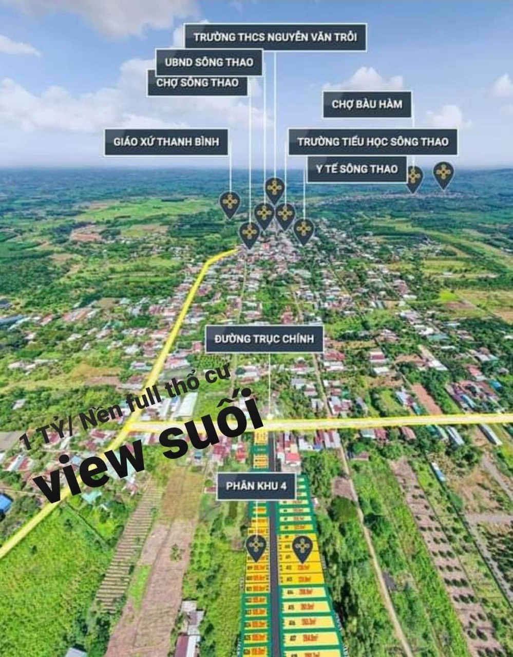 BÁN ĐẤT ĐẸP GIÁ TỐT Ở TRẢNG BOM ĐỒNG NAI CHỈ 950TRIỆU/NỀN