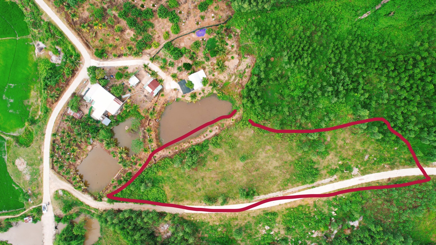 Bán đất Khánh Hiệp hơn 2600m2 giá rẻ lập vườn hoặc đầu tư