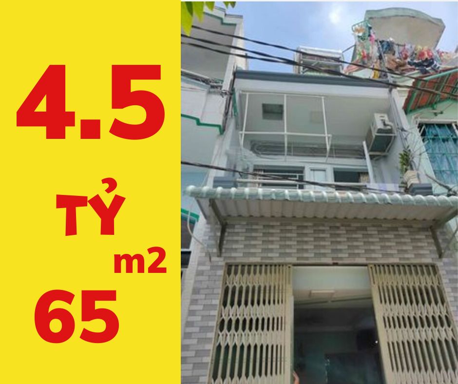BÁN GẤP Nhà Mặt Tiền Đường Số 14, 65m2, 2 tầng, 6.5m x 15.3m, Giá 4.5 Tỷ, Phường Tân Quy Quận 7
