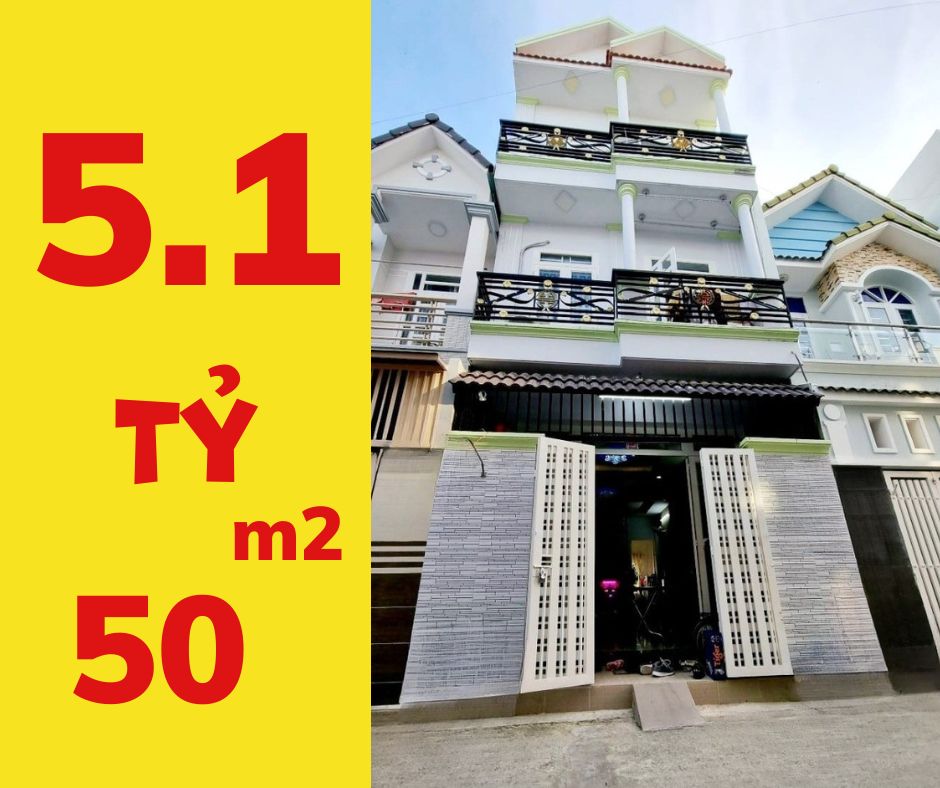 PHỐ LIỀN KỀ - MỚI HIỆN ĐẠI, KHU SÀI GÒN MỚI, 50m2, 3 tầng, Giá 5.15 Tỷ, ô tô đỗ cửa.
