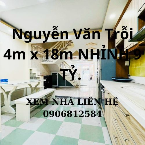 NGUYỄN VĂN TRỖI - NHÀ ĐẸP- 4x18M-4 TẦNG BTCT 6PN 7WC - TẶNG NỘI THẤT- DÒNG TIỀN 23 TRIỆU/ THÁNG.