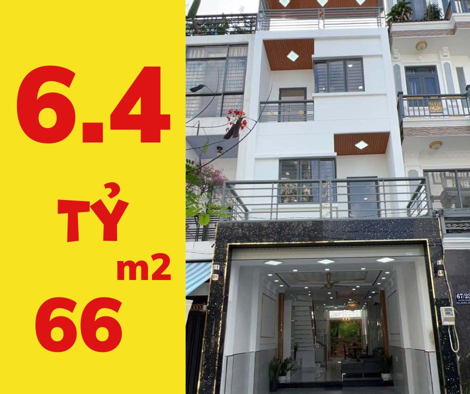 PHỐ LIỀN KỀ - HIỆN ĐẠI, 66m2, 4 tầng, 4m x 16m, Giá 6.4 Tỷ, ô tô ngủ trong nhà, full nội thất, đẹp lung linh
