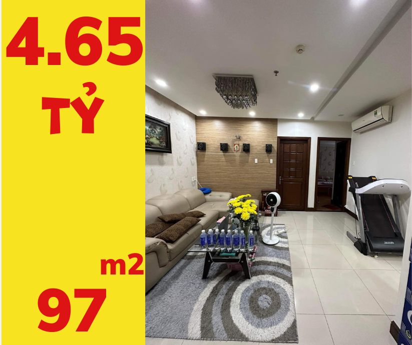 Căn Hộ 97m2 đặc biệt 4 vách riêng, Đường Số 1, 10m x10m, Giá 4.65 Tỷ, tặng nội thất