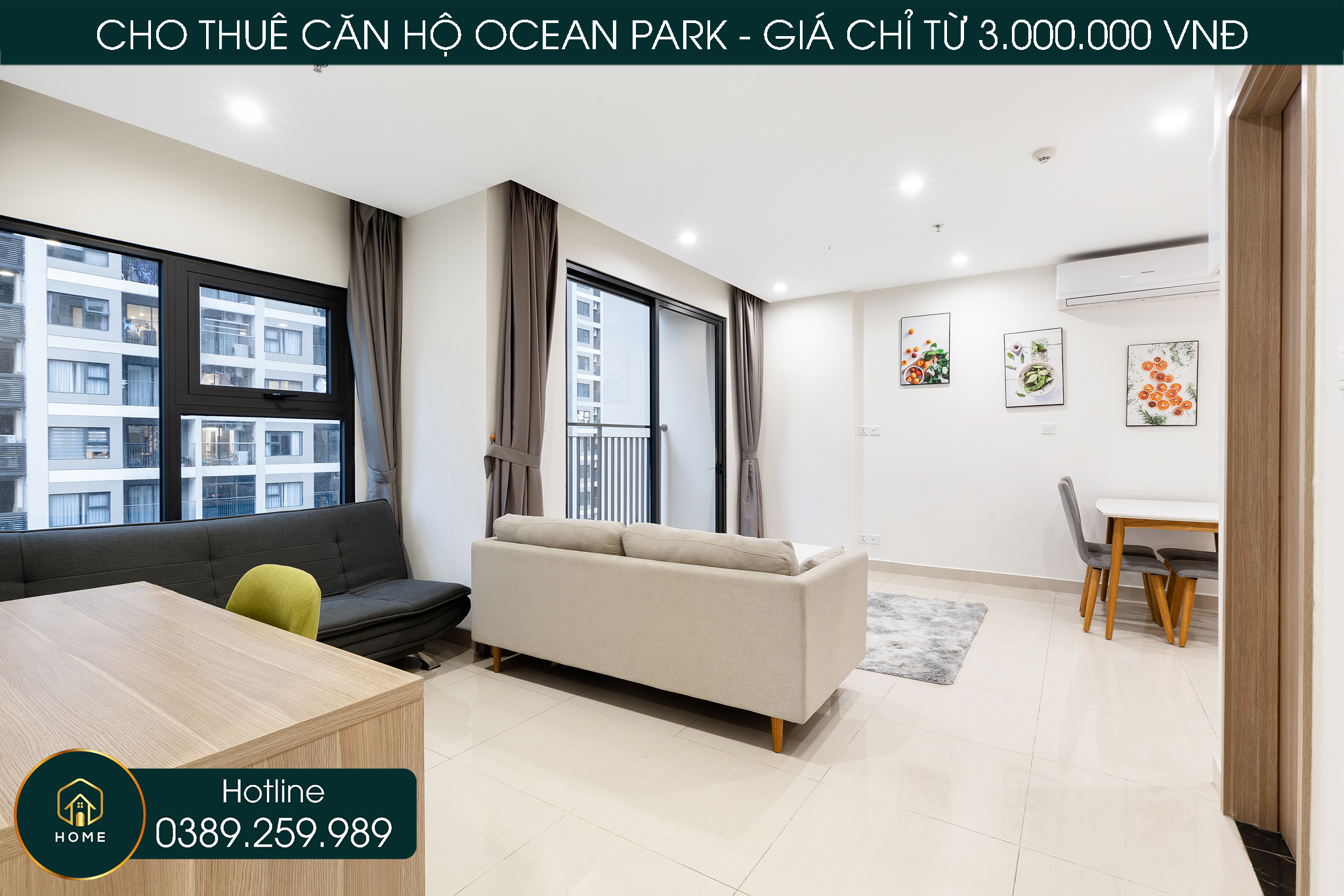 CHO THUÊ NHÀ VINHOMES OCEAN PARK RẺ NHẤT THỊ TRƯỜNG TỪ 4 TRIỆU, CAM KẾT DV hoạt động 24/7