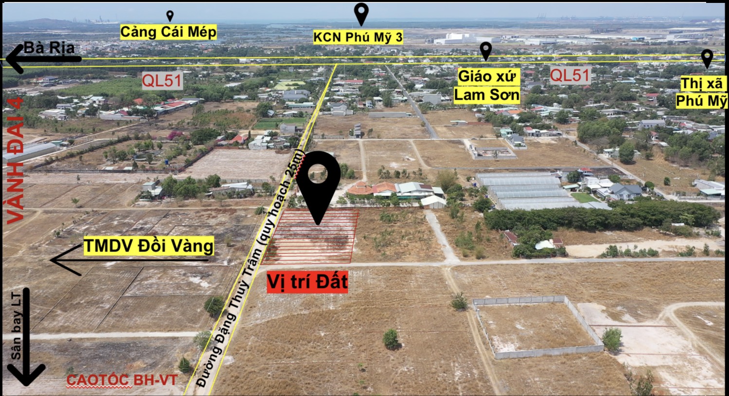 Bán gấp nền đất thổ cư Phước hòa,Bà Rịa Vũng Tàu giá nhỉnh 1,3 tỷ,xây dựng tự do