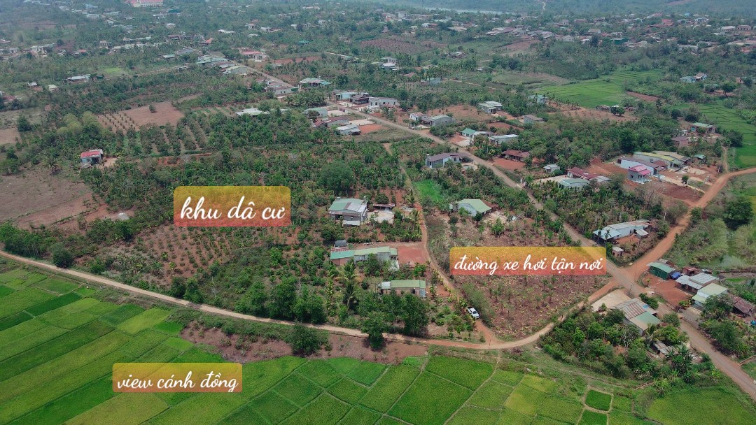 Đất TX Buôn Hồ ,TC 60m2, view cánh đồng,sát QL 29, dân đông, tiện ích xung quanh. 199tr
