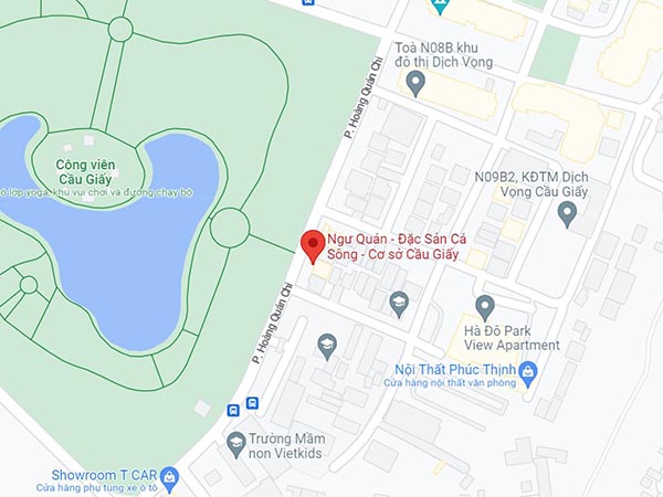 Đặc sản nhà hàng Ngư Quán công viên Cầu Giấy nên thử 1 ngu quan cong vien cau giay